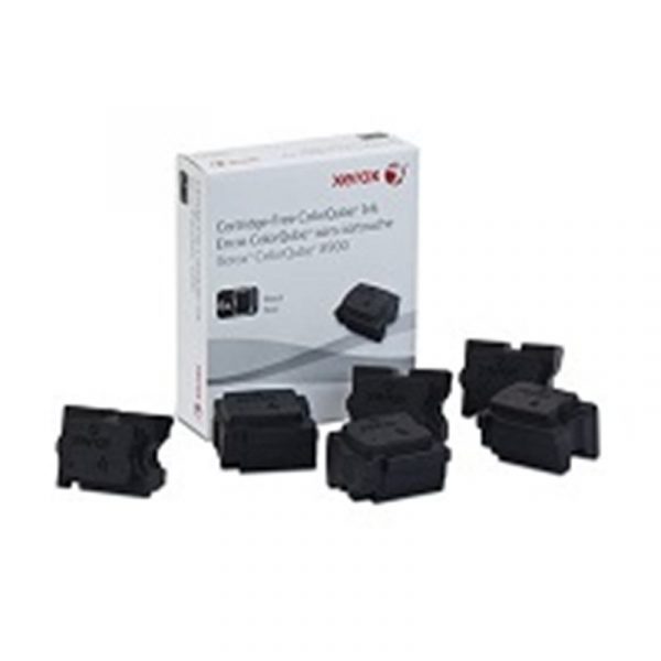 Genuine 108R01033 Xerox Black Solid Ink Cartridge 6 Pack-0