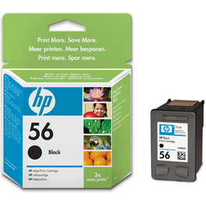 HP C6656A, HP No 56, HP No56 Black Ink-0