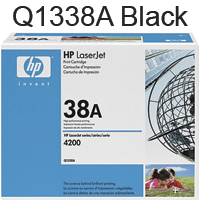 Genuine, HP Q1338A Black Toner Cartridge-0