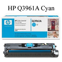 Genuine, HP Q3961A Cyan Toner Cartridge-0
