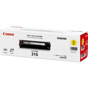 Genuine Canon Cart 316Y Yellow Toner Cartridge-0