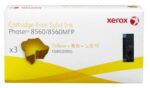 Fuji Xerox 108R00905 Xerox Yellow Solid Ink Cartridge 3 Pack (Genuine)