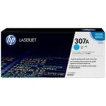HP CE741A Cyan Toner Cartridge 307A (Genuine)