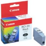 Canon BCI-24BK Black Ink Cartridge (Genuine)