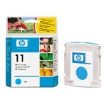 HP 11 Cyan Ink Cartridge C4836AA (Genuine)