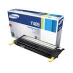 Samsung CLP-310 CLP-315 CLX-3170 CLX-3175 Yellow Toner Cartridge CLT-Y409S SU484A (Genuine)