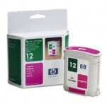 HP 12 Magenta Ink Cartridge & Printhead C4805A (Genuine)