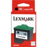 Lexmark #16 Black Ink Cartridge 10N0016 (Genuine)