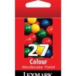 Lexmark #27 Colour Ink Cartridge 10N0227 (Genuine)