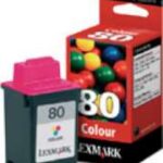 Lexmark #80 Colour Ink Cartridge 12A1980 (Genuine)