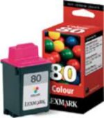 Lexmark #80 Colour Ink Cartridge 12A1980 (Genuine)