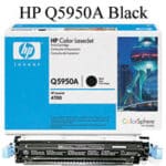 HP #643A Black Toner Cartridge Q5950A for LaserJet 4700n 4700dn Q5950A (Genuine)