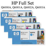 HP 4 Pack Q6000A Q6001A Q6002A Q6003A Toner Cartridge Set 124A (Genuine)
