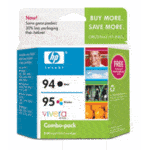 HP SA307AA, No94, No95 Black & Colour Ink Cartridge (Genuine)