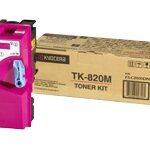 Kyocera TK-820M Magenta Toner Cartridge FS-C8100DN (Genuine)