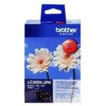Brother LC-39 Black Ink Cartridge Twin Pack LC-39BK2PK (Genuine)