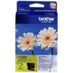 Brother LC-39 Yellow Ink Cartridge LC-39Y (Genuine)
