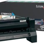 Lexmark C780 Cyan Toner Cartridge High Yield Return Program (Genuine)