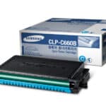 Samsung CLP-610 CLP-660 CLX-6210 CLX-6240 Cyan Toner Cartridge CLP-C660B ST886A (Genuine)