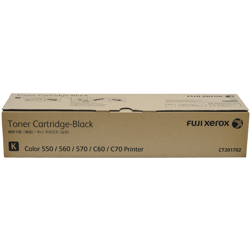 ct201702 Fuji Xerox CT201702 Black Toner for Color 550 560 570 C60 C70 Brand New (Genuine) - Image 1